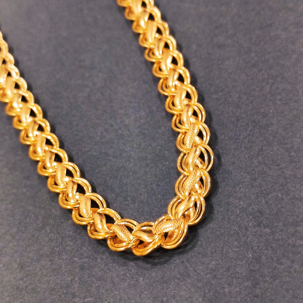 gold 916 Lotus chain - Image 2
