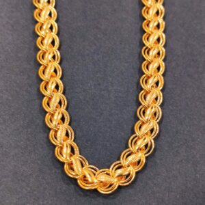 gold 916 Lotus chain