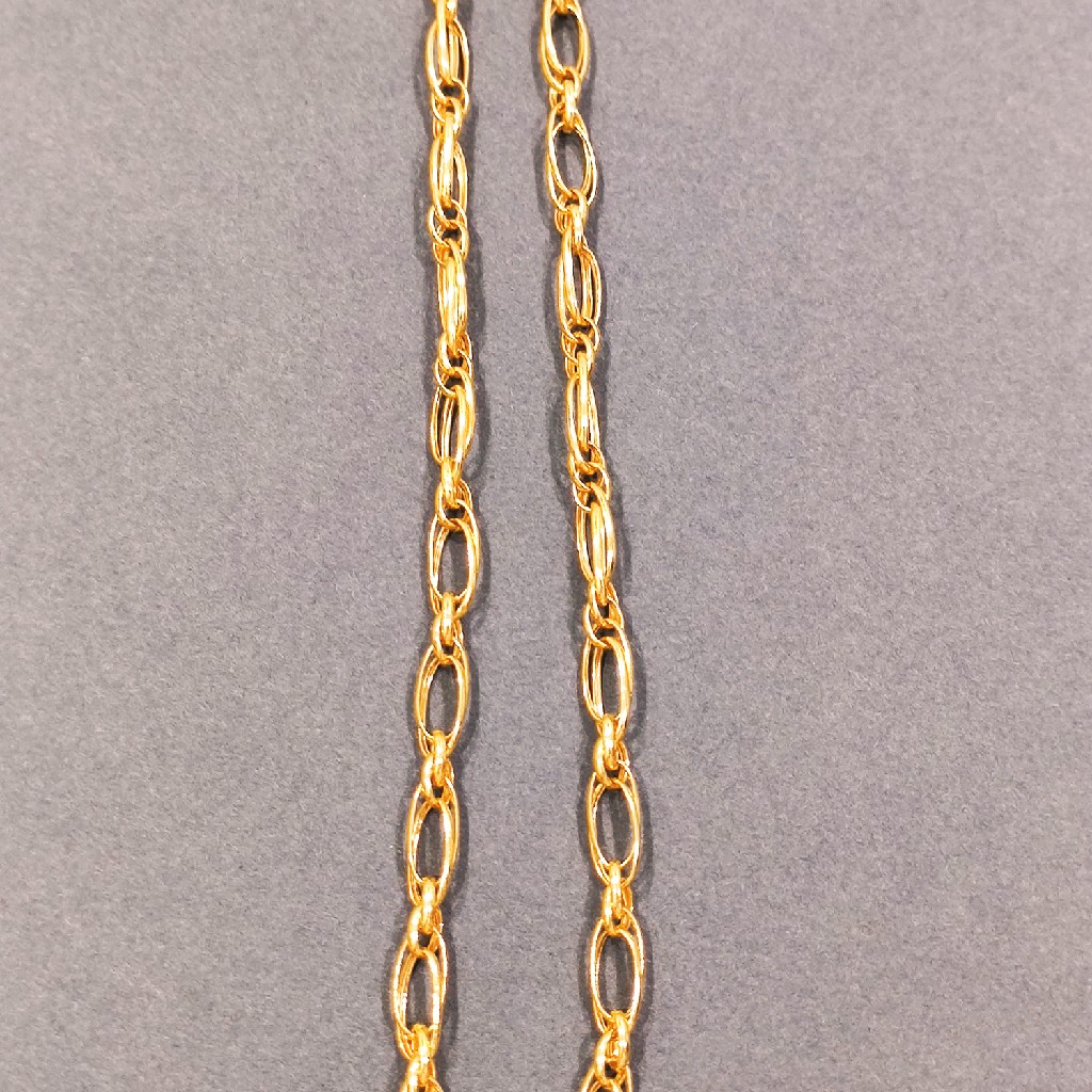 916 gold hollow chain - Image 4