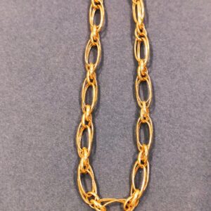 916 gold hollow chain