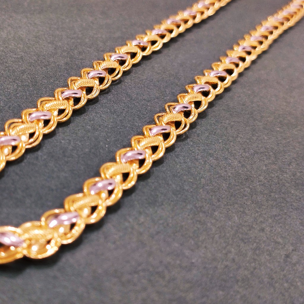 22 carat 916 gold Lotus chain