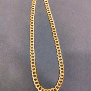 22 carat gold hollow chain
