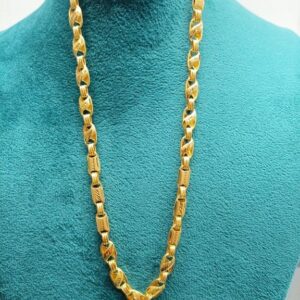 22crt Gold Hollow Chain