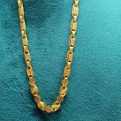 22crt Gold Hollow Chain - Image 2