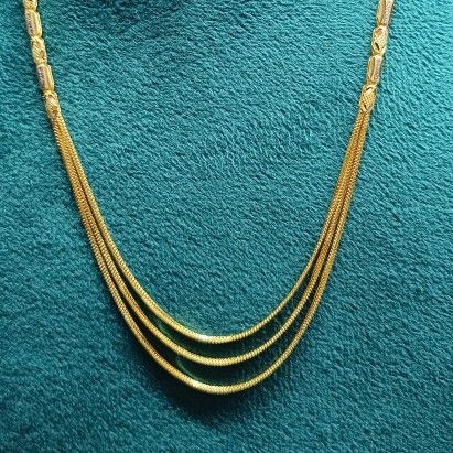 22crt Gold Fancy Chain - Image 2