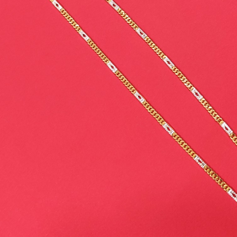 22k 916 gold solid karab Navabi chain