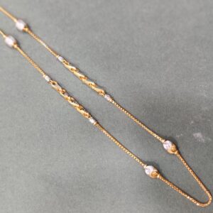 22k 916 gold light weight chain