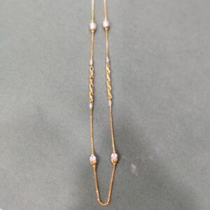 22k 916 gold light weight chain