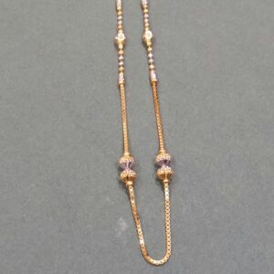 22k 916 gold fancy lightweight chain