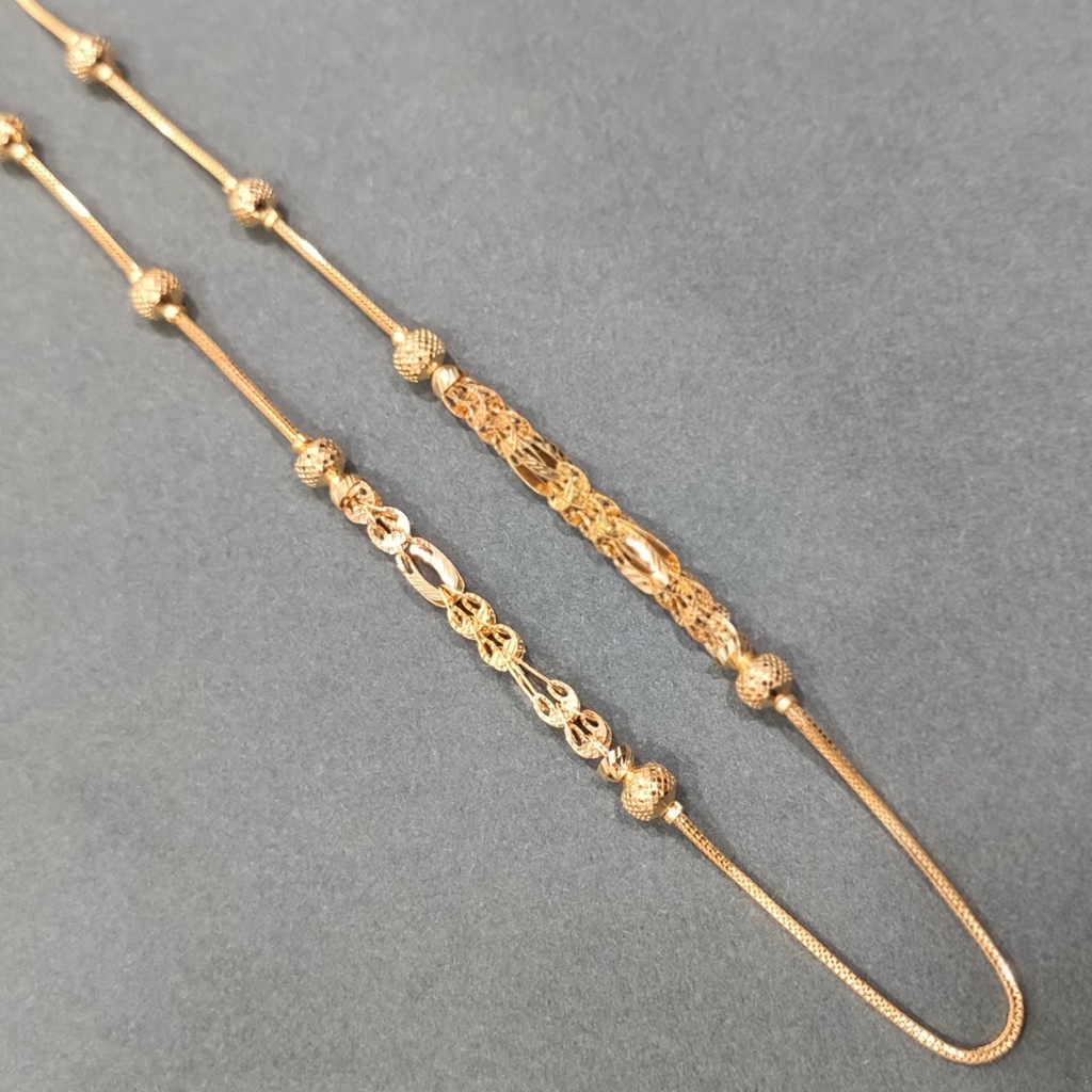 22k 916 fancy gold chain - Image 4