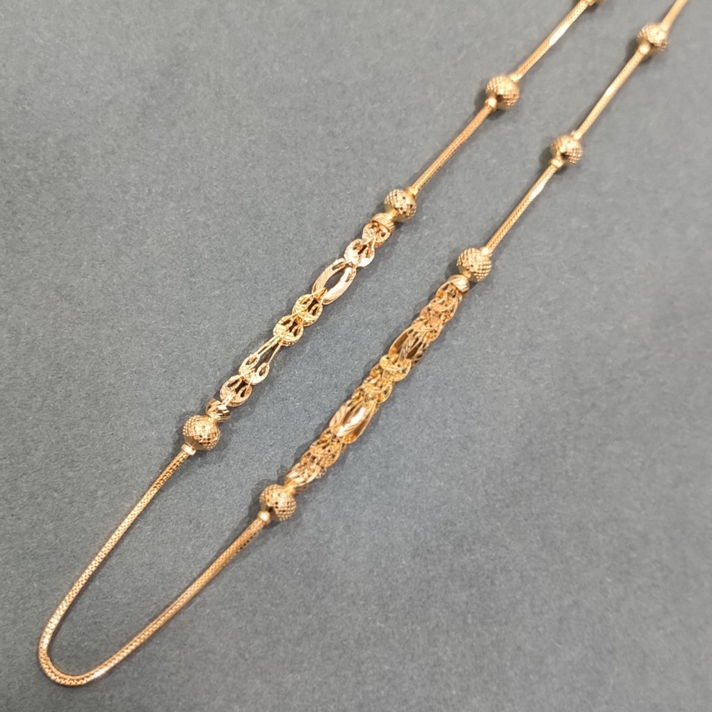 22k 916 fancy gold chain - Image 3