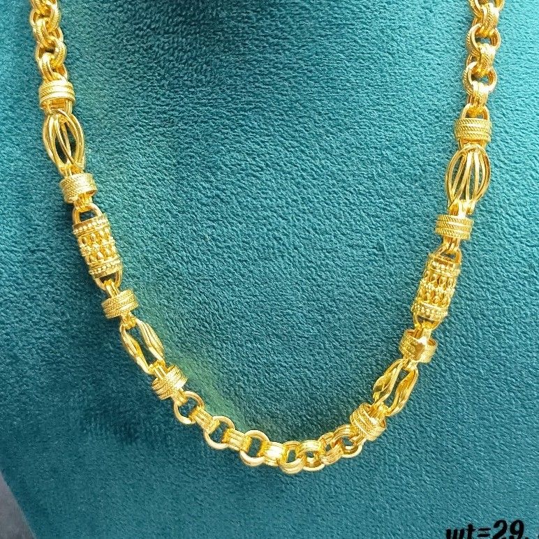 22crt Gold Hollow Chain - Image 2