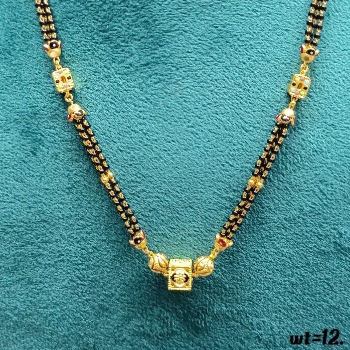 22crt Gold Antique Mangalsutra - Image 2