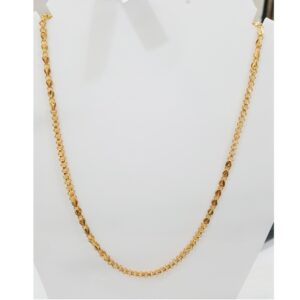 916 Gold Stylish Hollow Chain