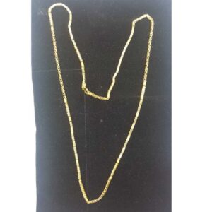 916 Gold Hollow Machine Chain