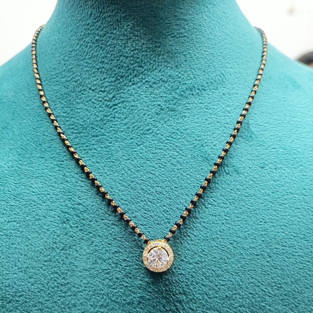 22crt Gold CZ Mangalsutra