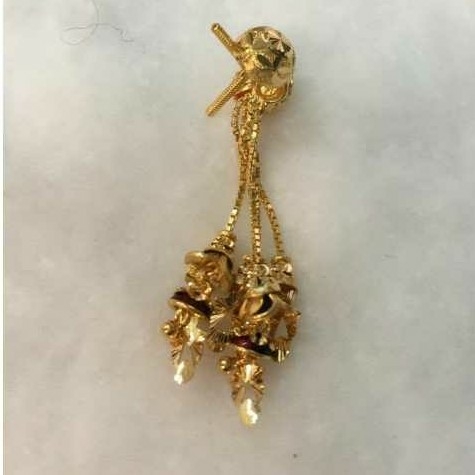 Gold Fancy Ladies Earrings