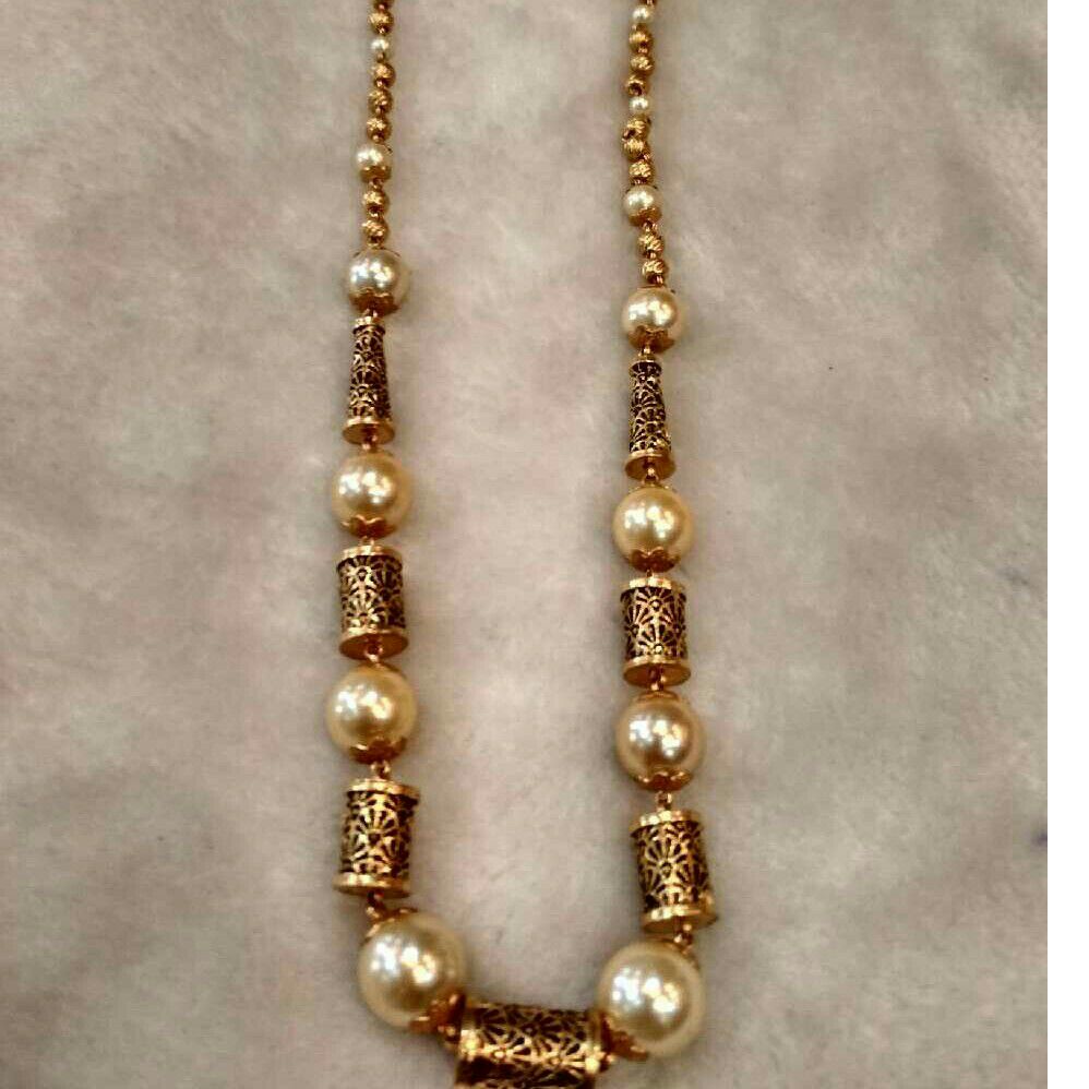 916 Gold Attractive Antique Mala