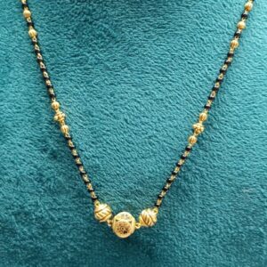 gold Plain fancy mangalsutra