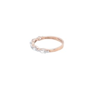 Radiant dainty ring