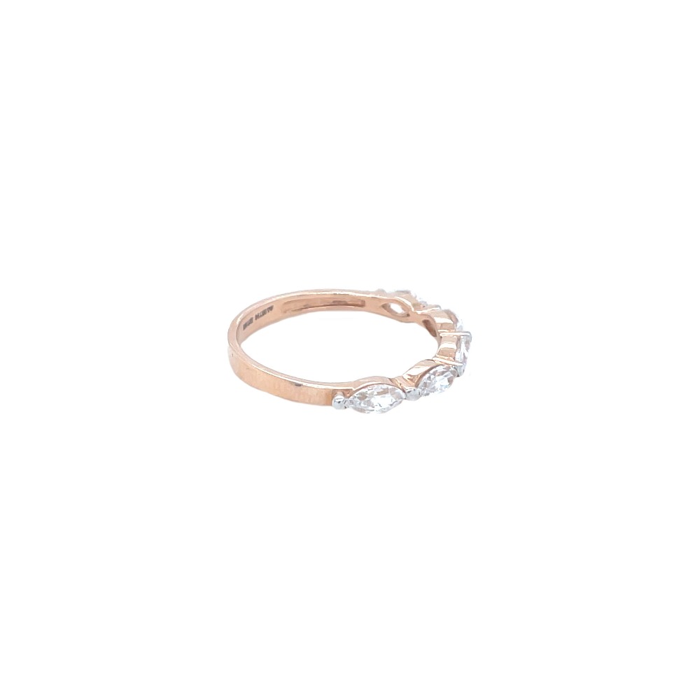 Radiant dainty ring