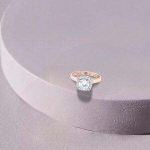 Charming yellow gold droplet finger ring