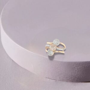 Timeless 18 karat yellow gold finger ring