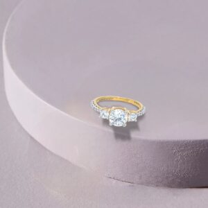 Elegant couple plain band ring in gold