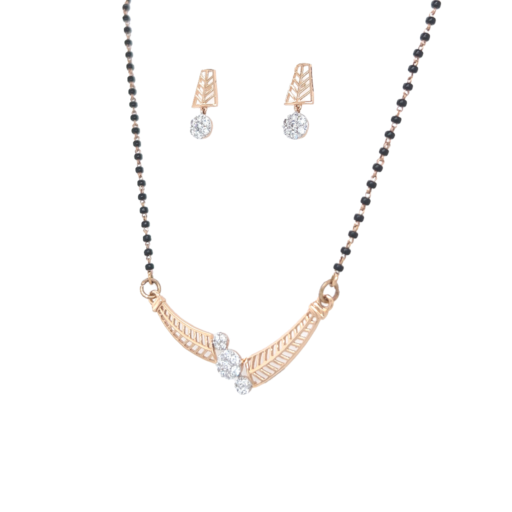 Classy Yet Trendy Gold Mangalsutra - Image 4
