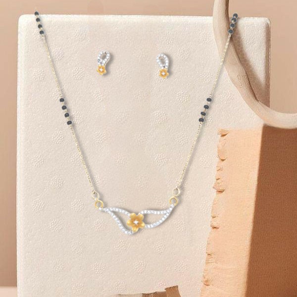 Charming Floral Gold Mangalsutra