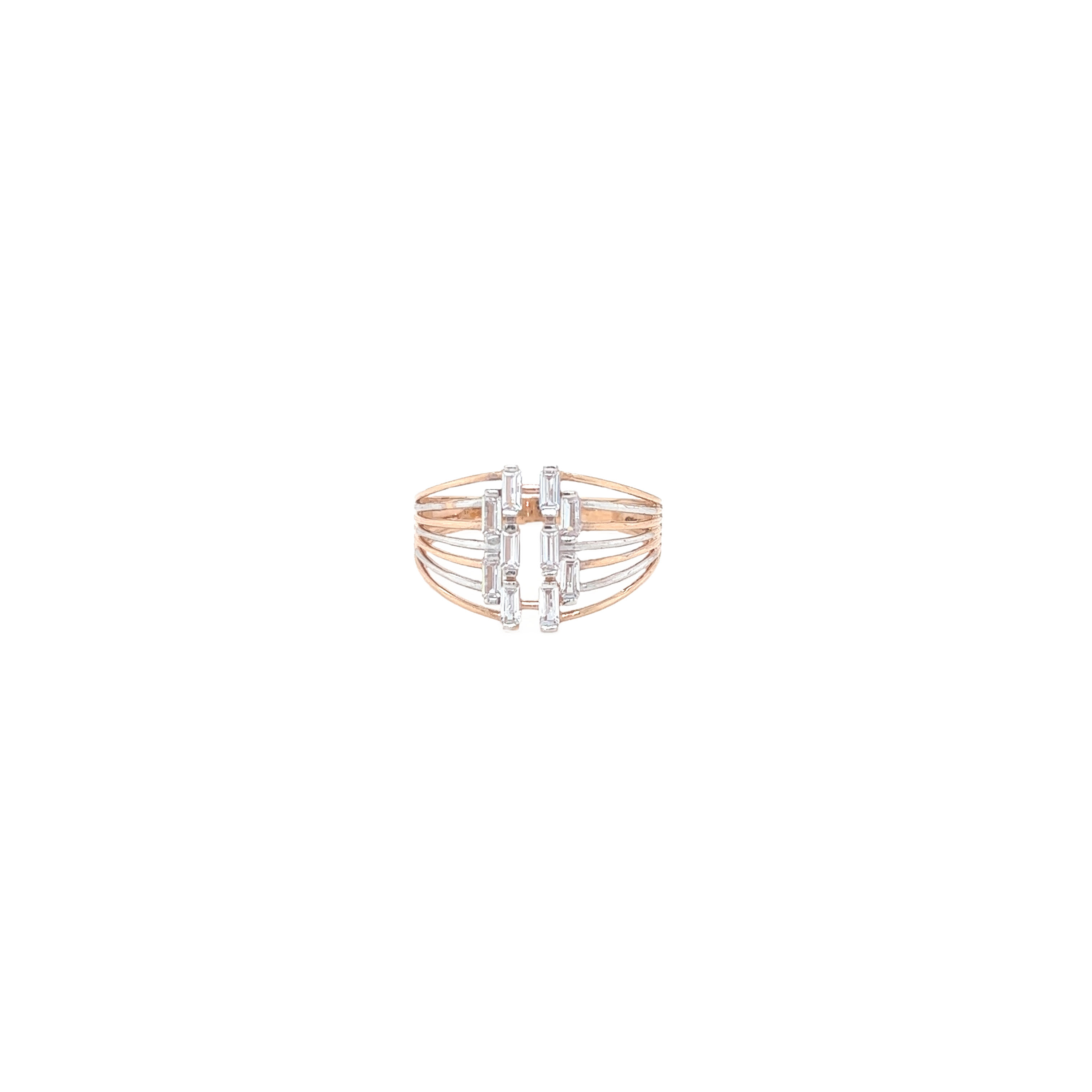 Glamorous Outflow Gold Ring