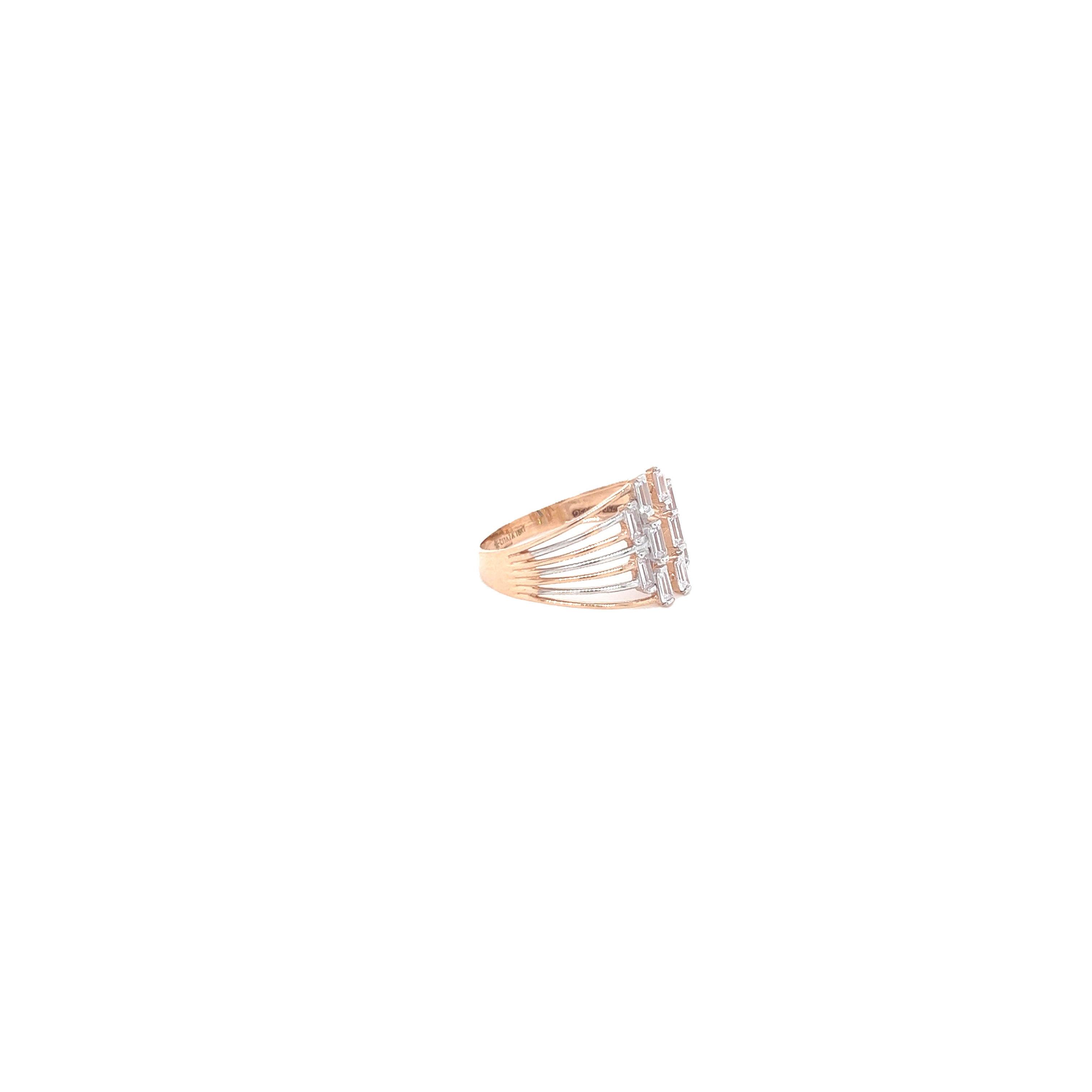 Glamorous Outflow Gold Ring