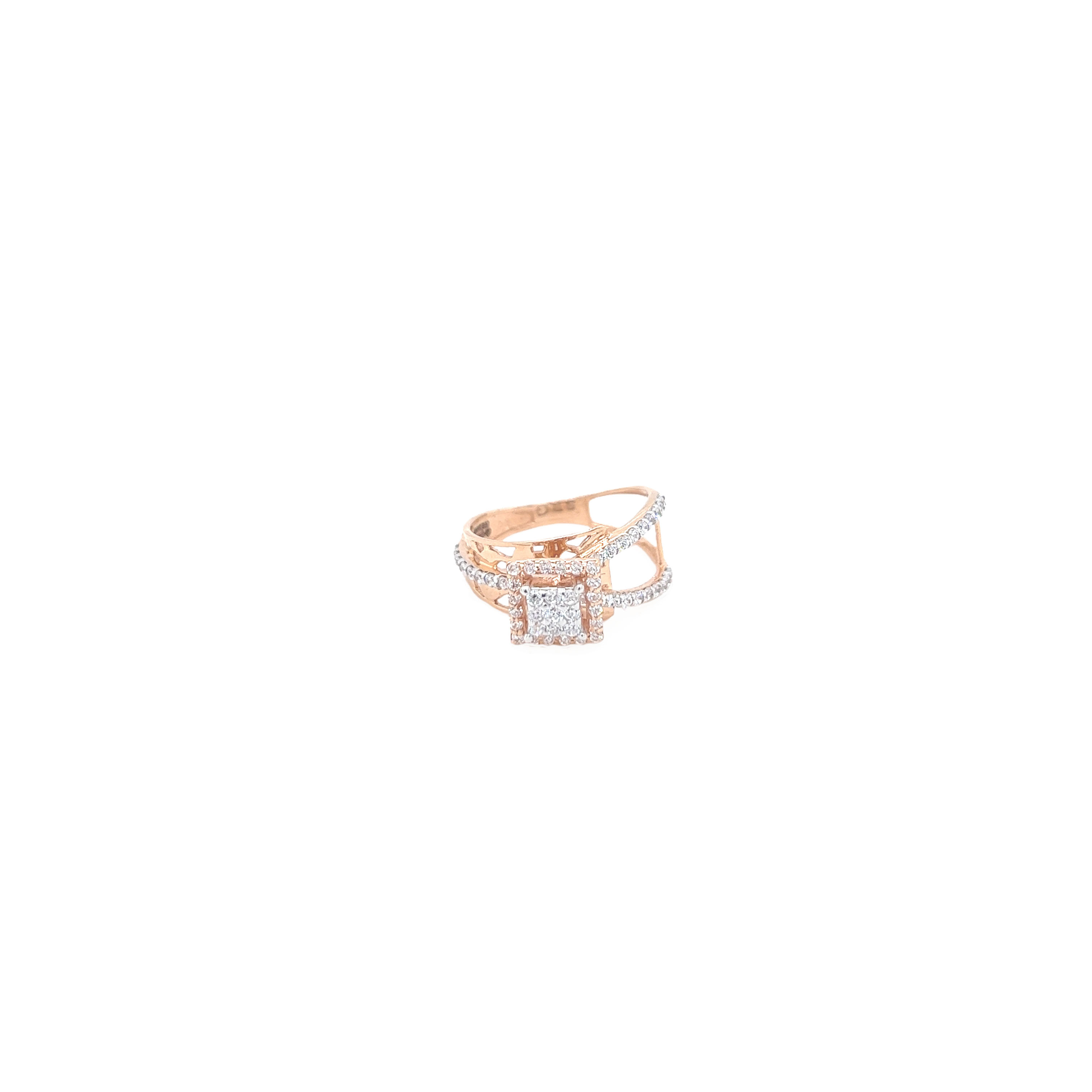 Hypnotic Diamond Finger Ring