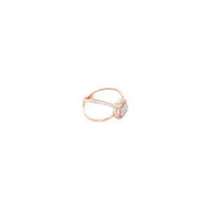 Exquisite 18 Karat Rose Gold Ring