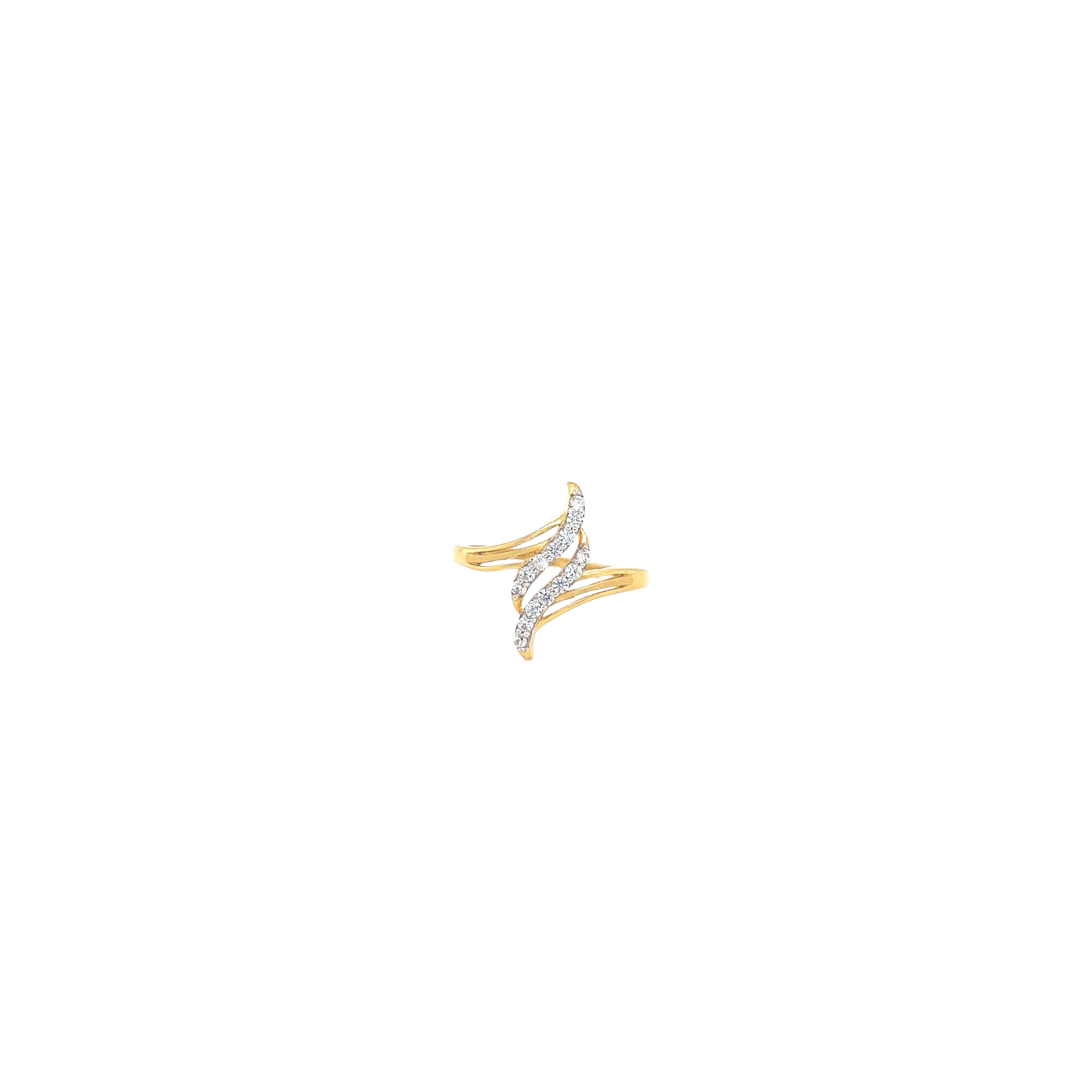 Modern Delicate Gold Ring