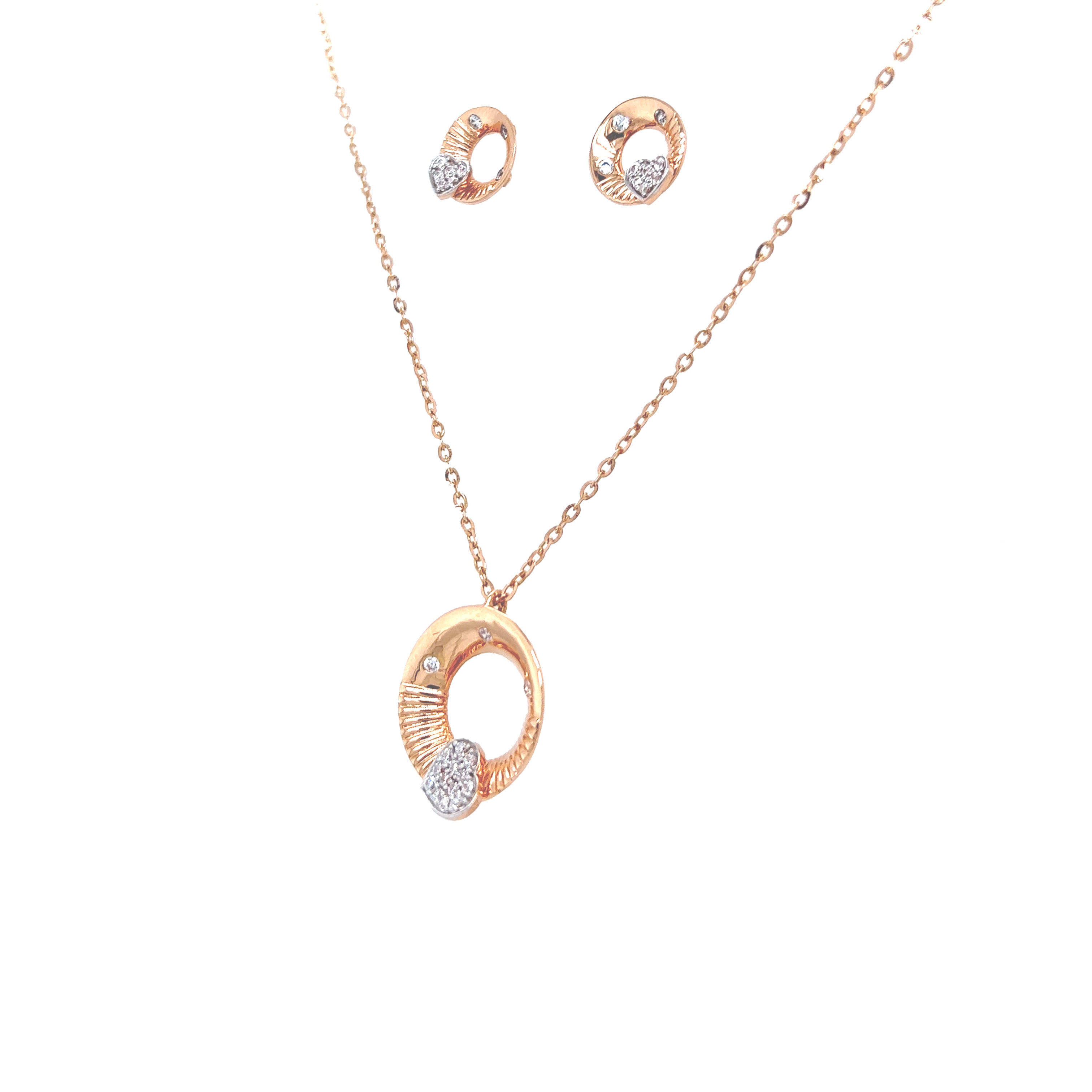 Dazzling Pendant Set
