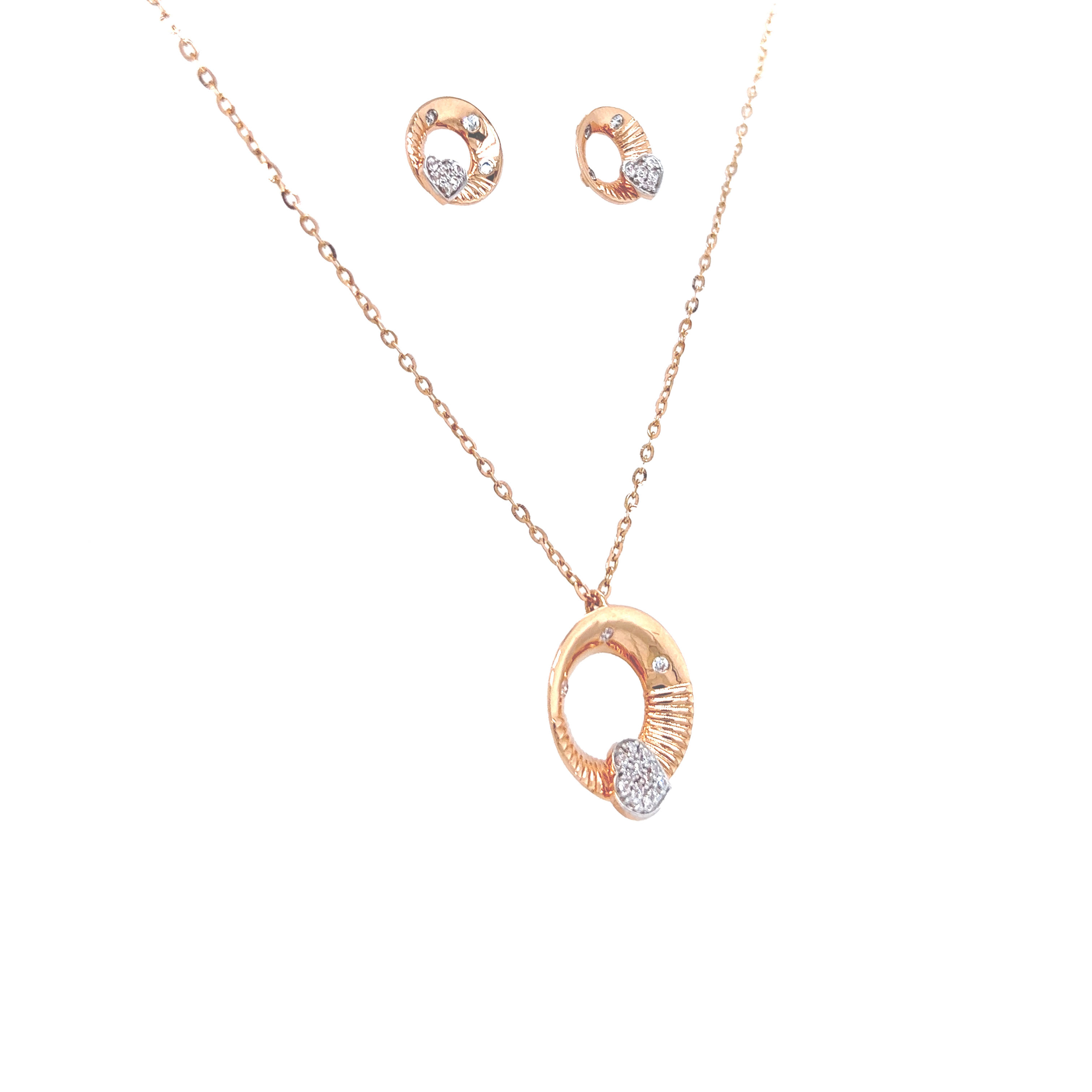 Dazzling Pendant Set