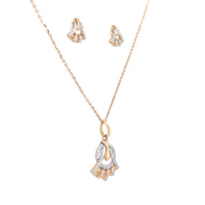 Sophia Diamond Pendant Earrings Set