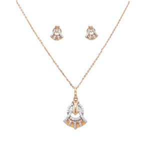 Sophia Diamond Pendant Earrings Set
