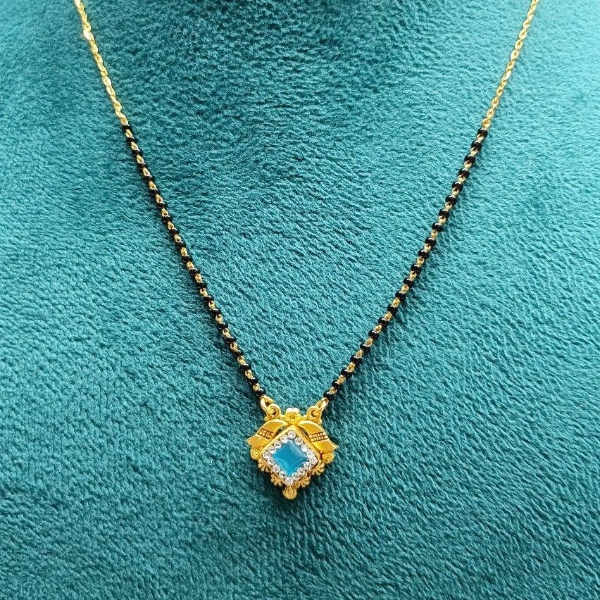 916 Gold Light Weight Mangalsutra - Image 2