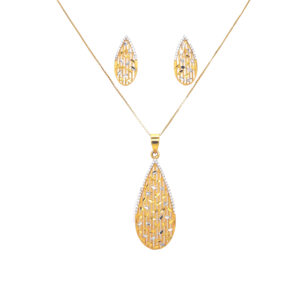 Elegant Teardrop Pendant Set