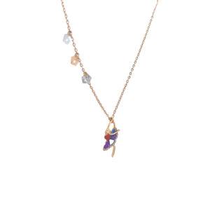 Dancing Girl Gold Delicate Chain