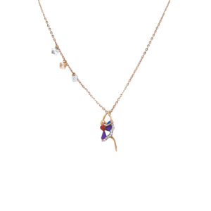 Dancing Girl Gold Delicate Chain