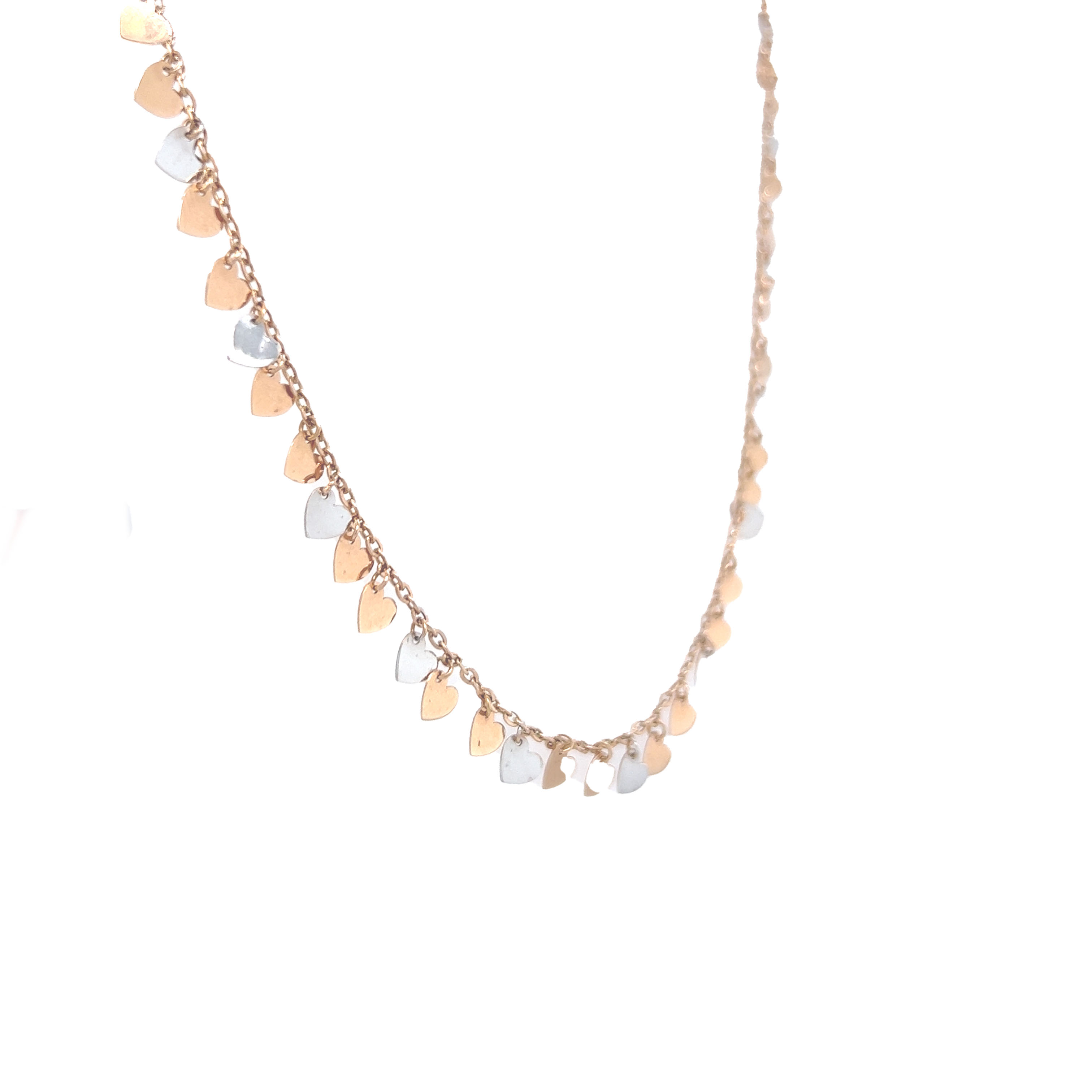 Little hearts Gold Delicate Chain