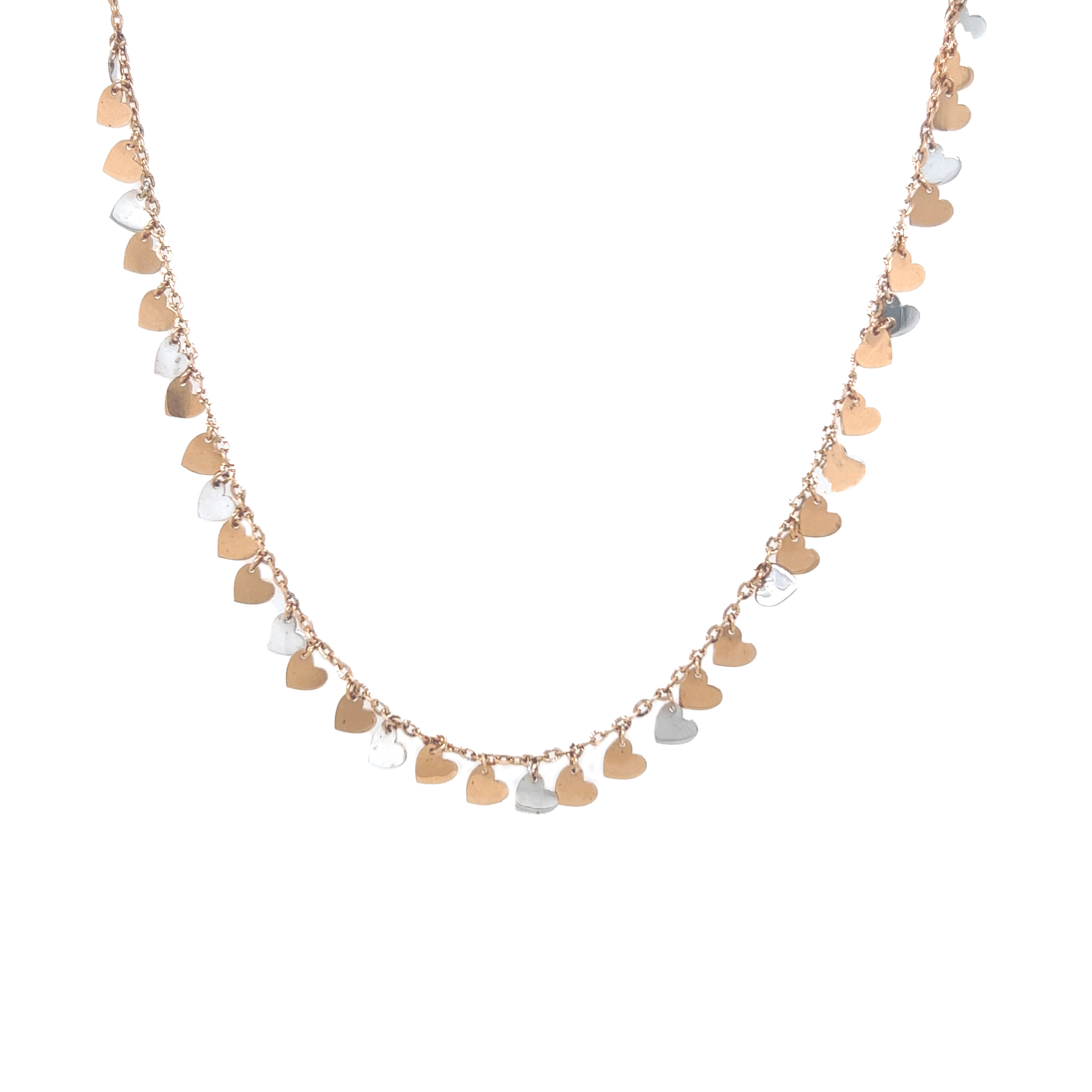 Little hearts Gold Delicate Chain