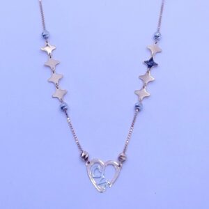Rose gold Love chain