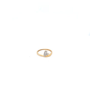 18K Gold Diamond adorn ring