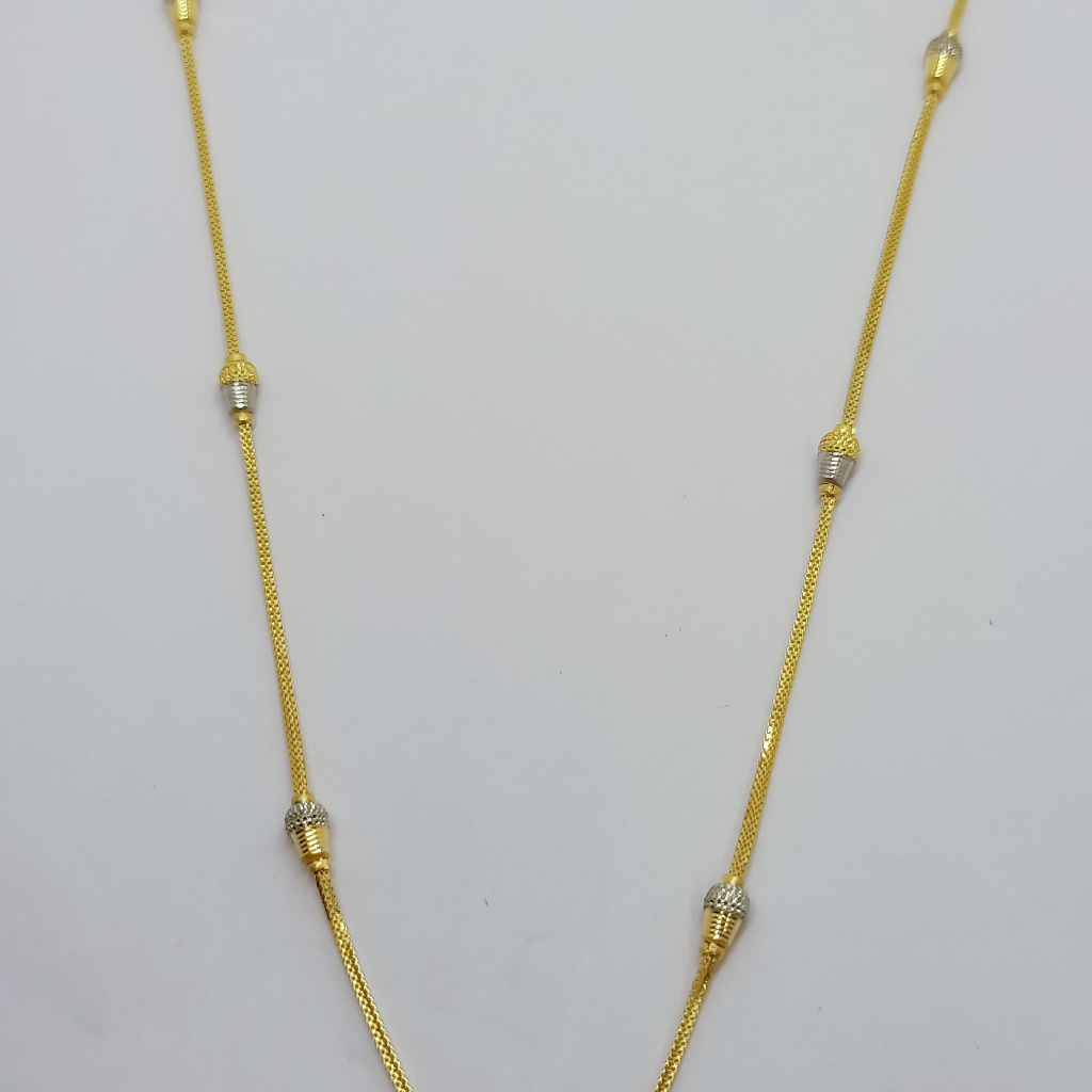 916 plain gold chain