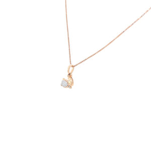 18k Gold diamond rabbit Pendent