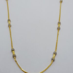 Plain fancy gold chain